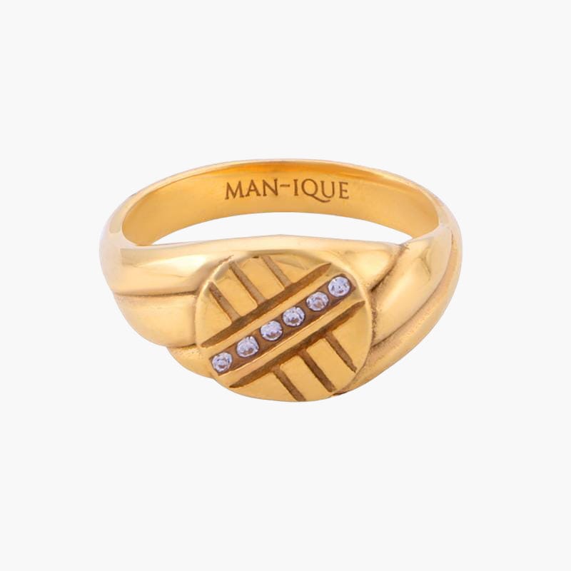 X Diamond Ring - Gold