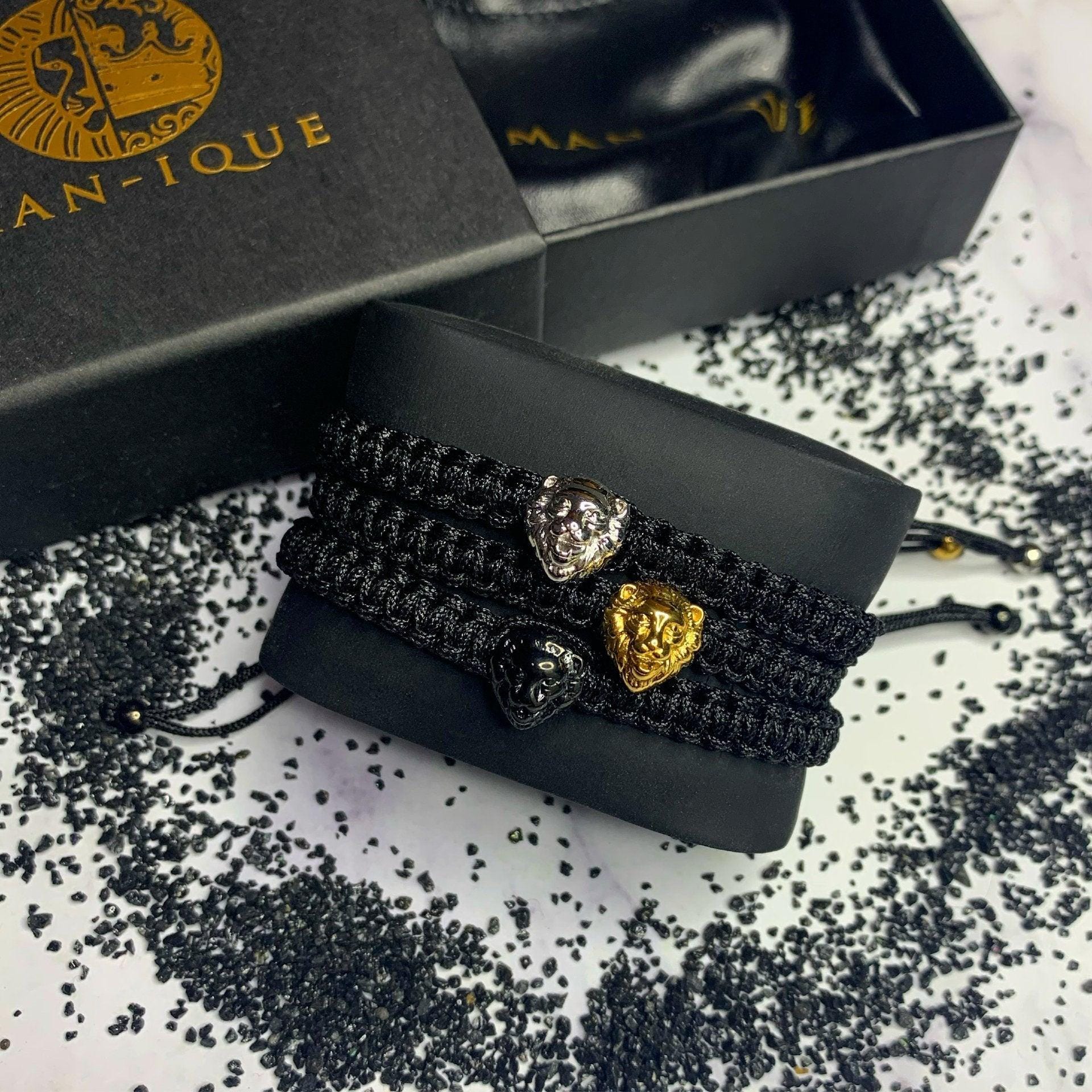 Braided Lion - Silver - Man-ique Boutique