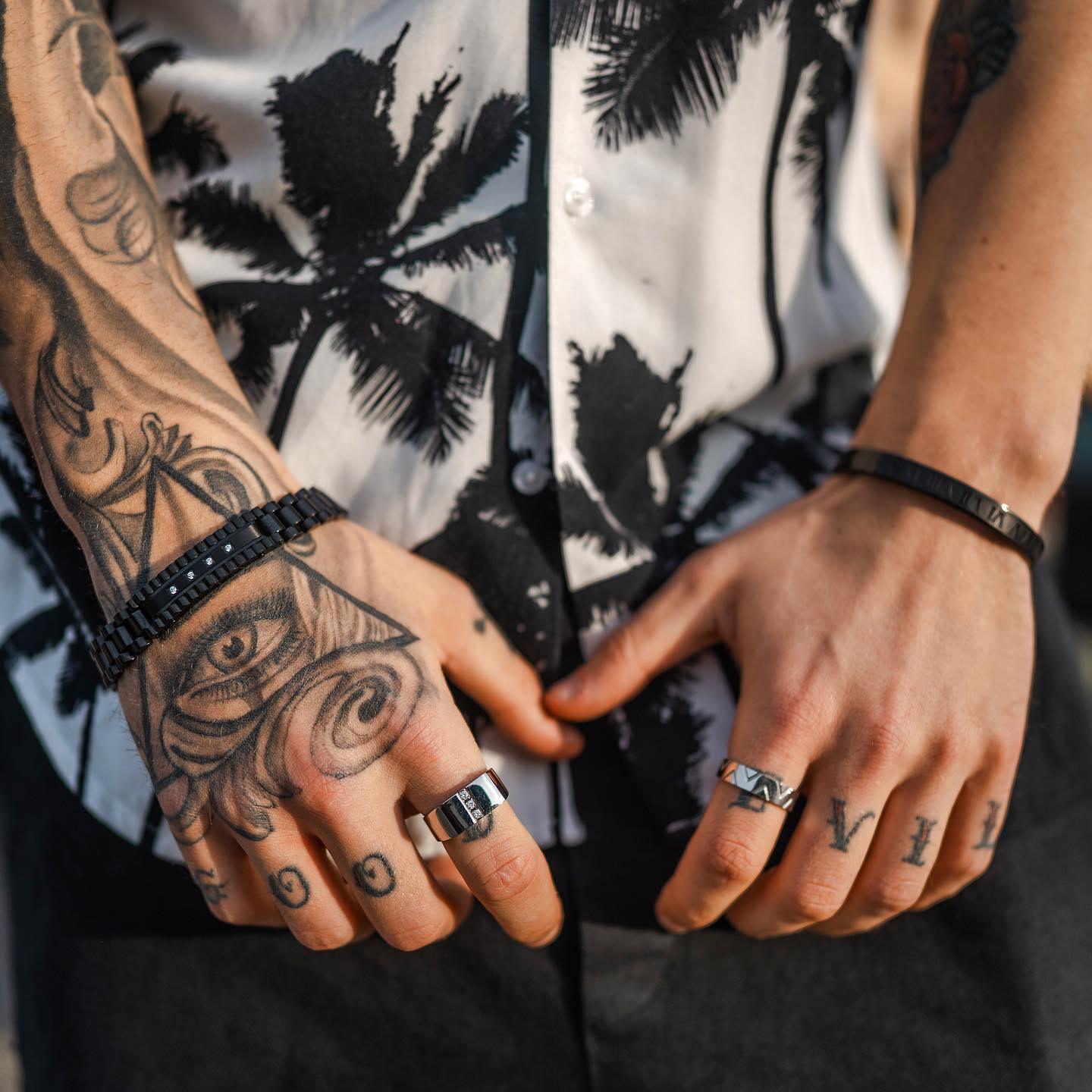 Diamond Link - All black - Man-ique Boutique