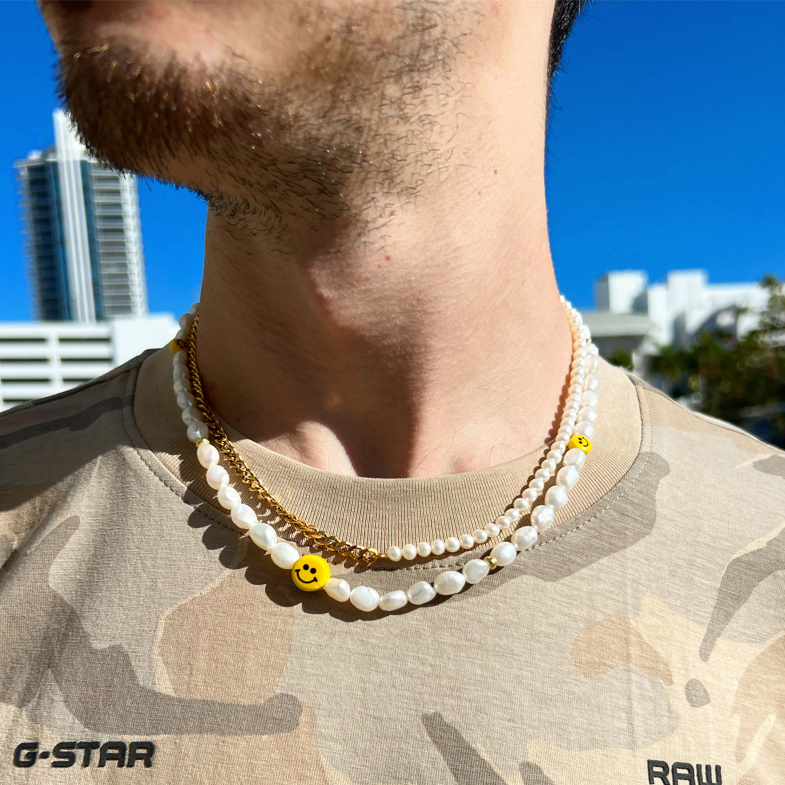 Smiling Pearls Chain 6MM🙂