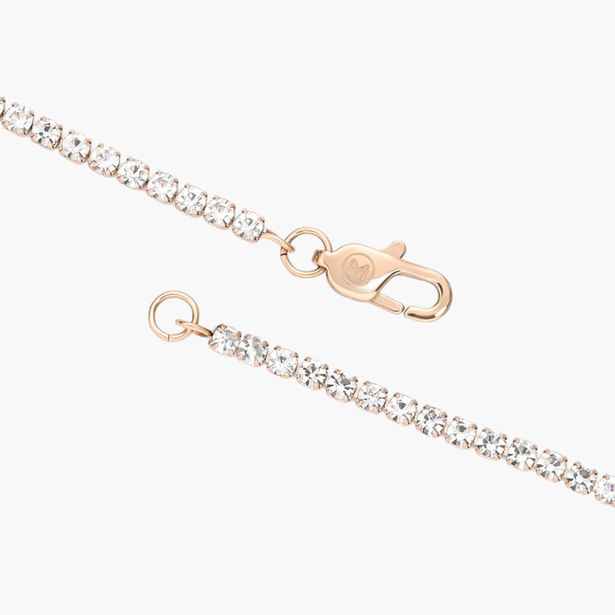 Micro Tennis Bracelet - Rose Gold