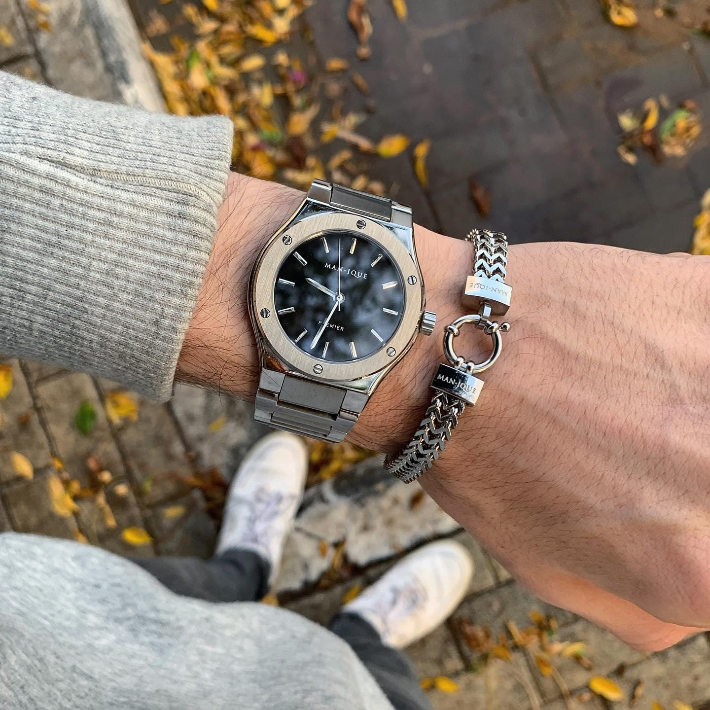 Mithril Chain Bracelet 8MM (Silver) - Man-ique Boutique