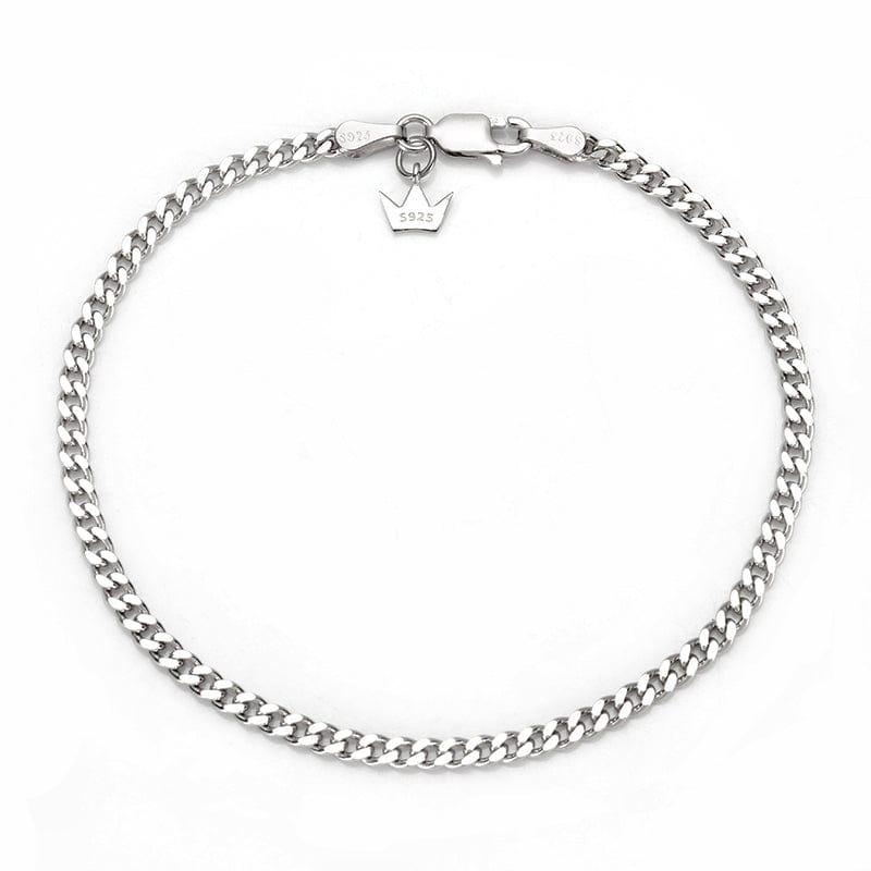 925 Cuban Link Bracelet - 3MM