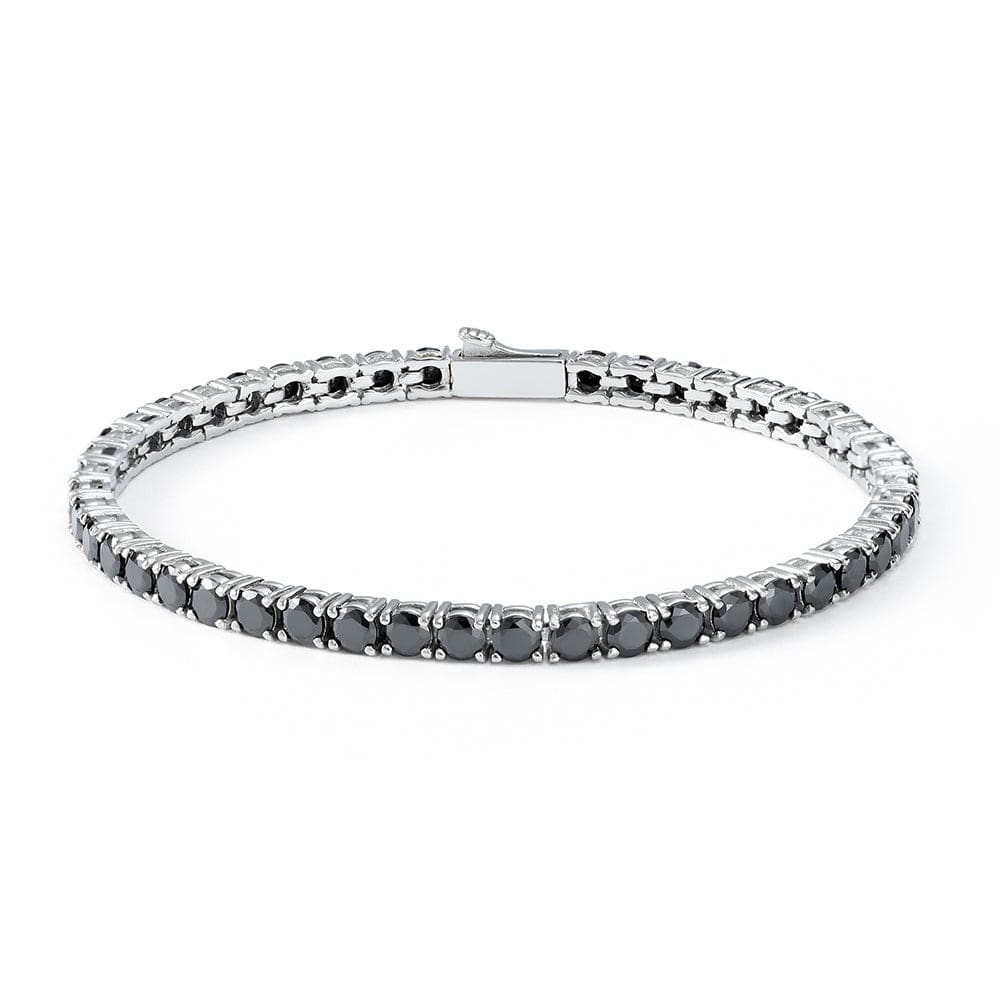 Tennis Triple 4MM (Gold + Silver + Black)